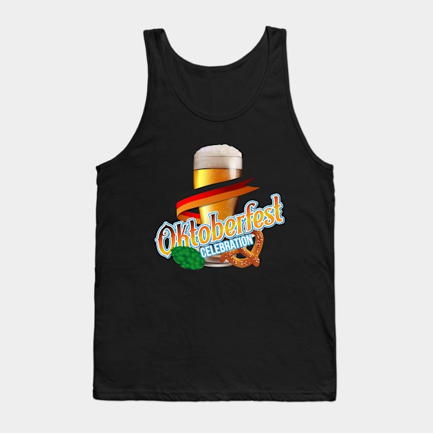 Oktoberfest Celebration Shirt Beer Glass Gift T Shirt Tee Tank Top by creative